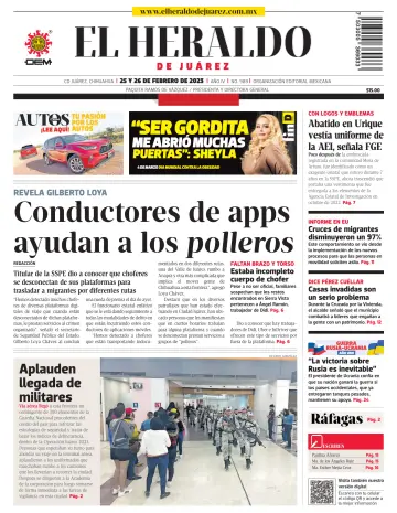 El Heraldo de Juarez - 25 2월 2023