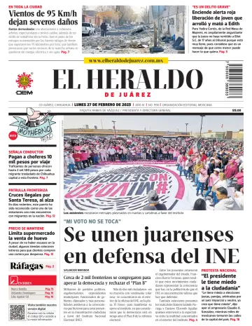 El Heraldo de Juarez - 27 feb. 2023