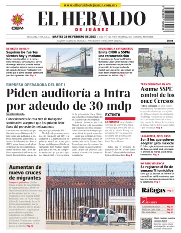 El Heraldo de Juarez - 28 2월 2023
