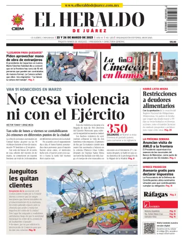 El Heraldo de Juarez - 25 3월 2023