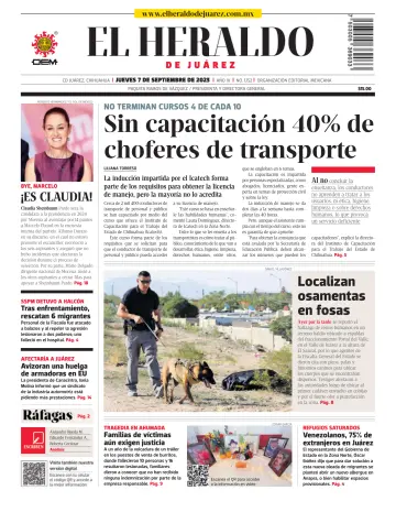 El Heraldo de Juarez - 07 sept. 2023