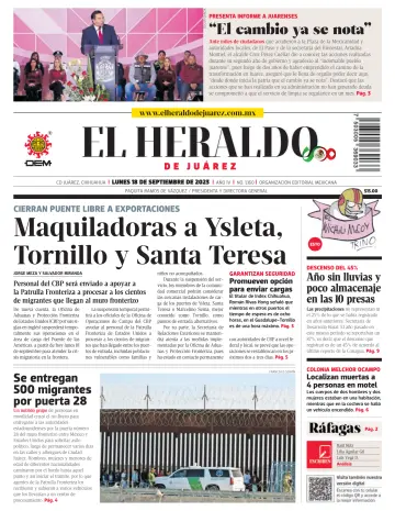 El Heraldo de Juarez - 18 9월 2023