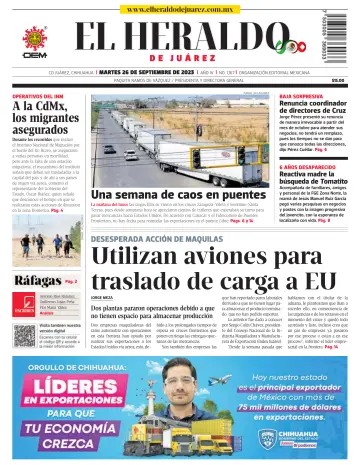 El Heraldo de Juarez - 26 Sep 2023