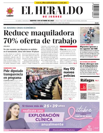 El Heraldo de Juarez - 03 10월 2023