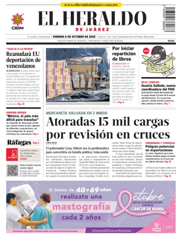 El Heraldo de Juarez - 06 10월 2023