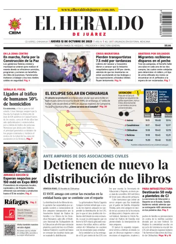 El Heraldo de Juarez - 12 Oct 2023