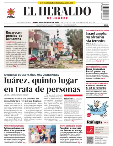 El Heraldo de Juarez - 30 Oct 2023