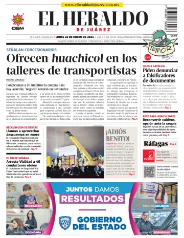 El Heraldo de Juarez - 22 1월 2024