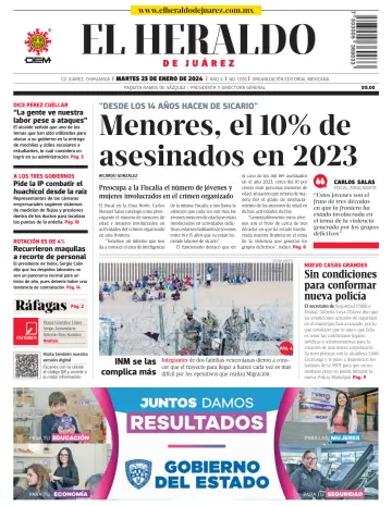 El Heraldo de Juarez - 23 1월 2024
