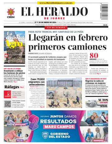 El Heraldo de Juarez - 27 1월 2024
