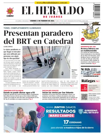 El Heraldo de Juarez - 02 2월 2024