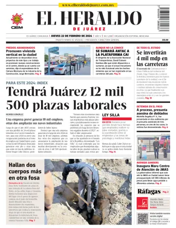 El Heraldo de Juarez - 22 2월 2024