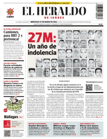 El Heraldo de Juarez - 27 3월 2024