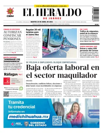 El Heraldo de Juarez - 23 四月 2024