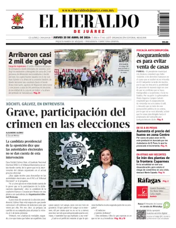 El Heraldo de Juarez - 25 4月 2024