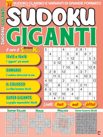 Sudoku Giganti - 14 Apr. 2022