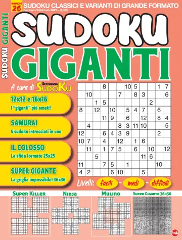 Sudoku Giganti - 14 dic. 2022