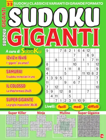Sudoku Giganti - 14 2월 2024