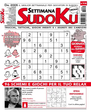 Settimana Sudoku - 2 Aug 2023