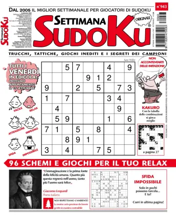 Settimana Sudoku - 6 Sep 2023