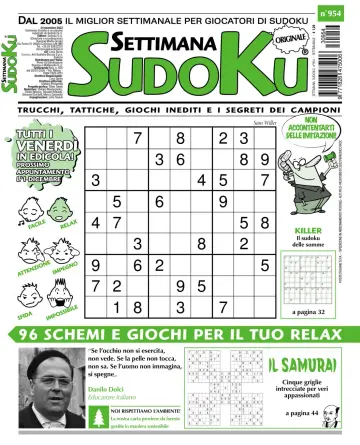 Settimana Sudoku - 22 Nov 2023