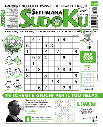 Settimana Sudoku - 27 déc. 2023