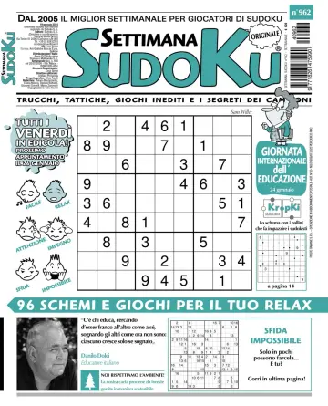 Settimana Sudoku - 17 janv. 2024