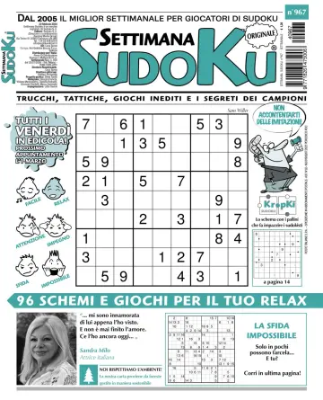 Settimana Sudoku - 21 Feb. 2024