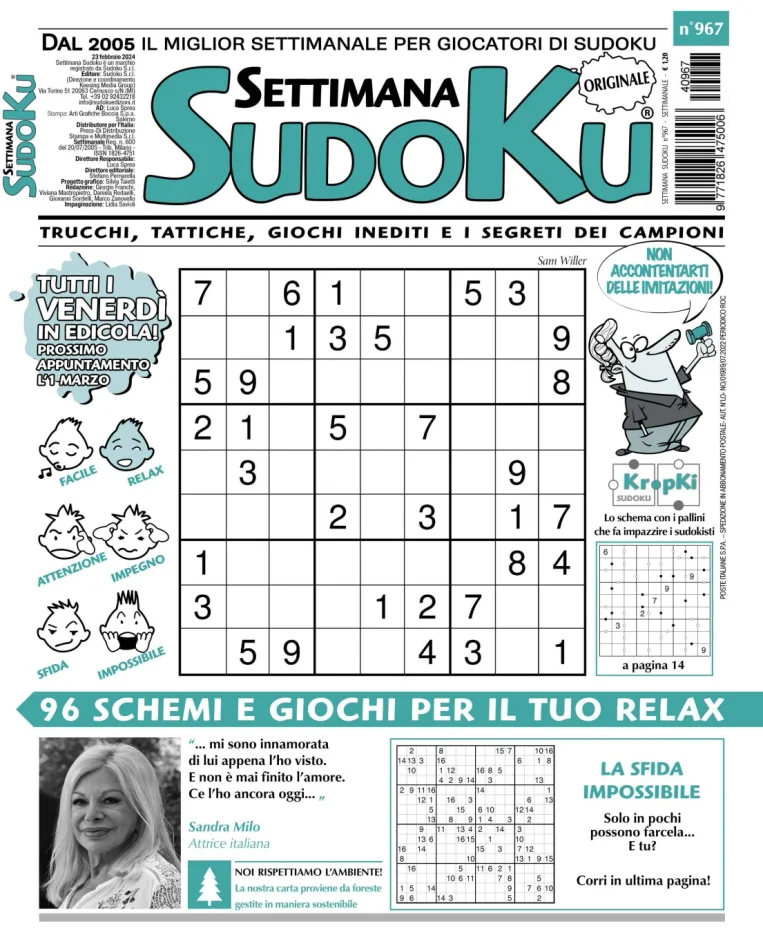 Settimana Sudoku