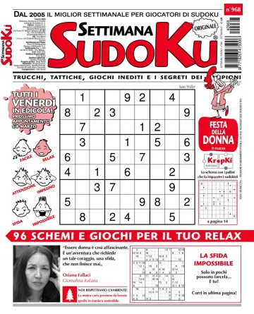 Settimana Sudoku - 28 Feb. 2024