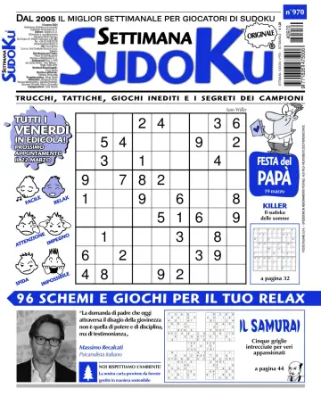 Settimana Sudoku - 13 3월 2024