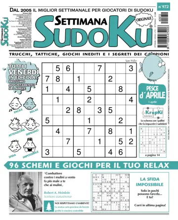 Settimana Sudoku - 27 мар. 2024