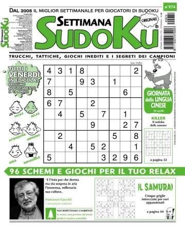 Settimana Sudoku - 10 avr. 2024