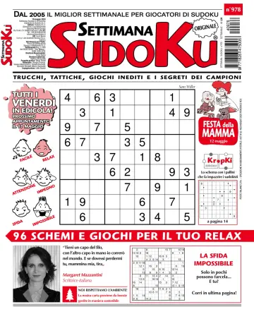 Settimana Sudoku - 08 май 2024