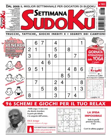 Settimana Sudoku - 12 Meh 2024