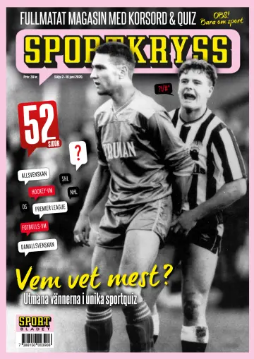 Sportkryss - 2 Jun 2020