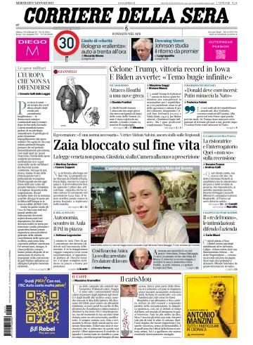 Corriere della Sera - 17 Jan 2024