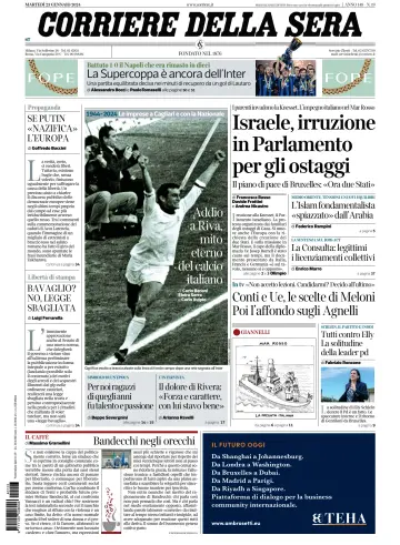Corriere della Sera - 23 Jan 2024