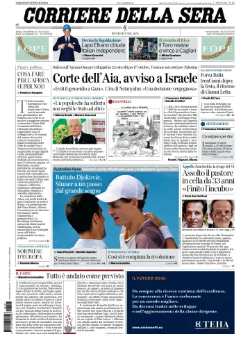 Corriere della Sera - 27 Jan 2024