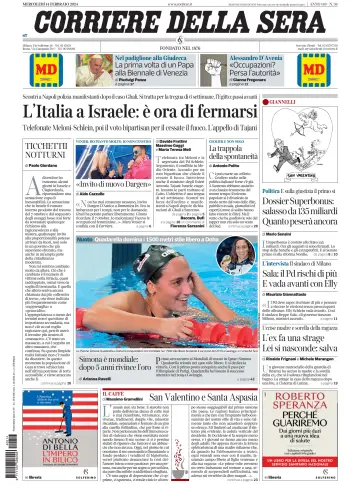 Corriere della Sera - 14 Feb 2024