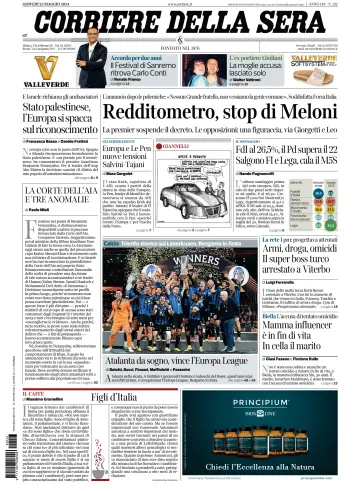 Corriere della Sera - 23 5月 2024