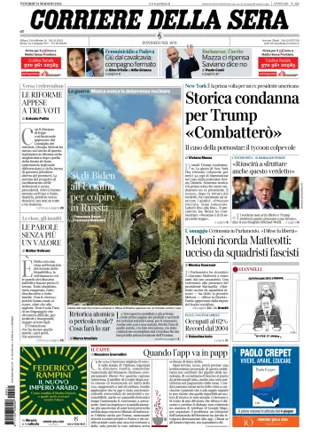 Corriere della Sera - 31 五月 2024