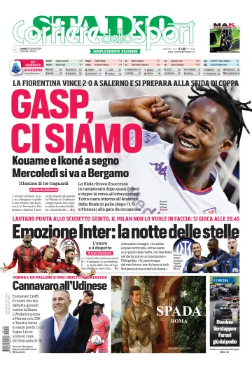 Corriere dello Sport Stadio (Firenze) - 22 4月 2024