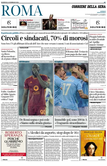 Corriere della Sera (Roma) - 11 Feb 2024