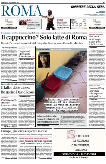 Corriere della Sera (Roma) - 21 Feb 2024