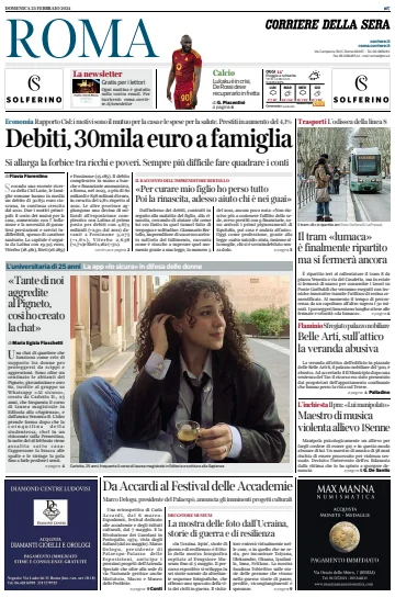 Corriere della Sera (Roma) - 25 Feb 2024