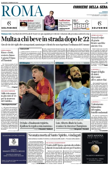 Corriere della Sera (Roma) - 27 Feb 2024