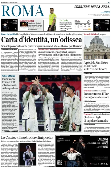 Corriere della Sera (Roma) - 3 Mar 2024