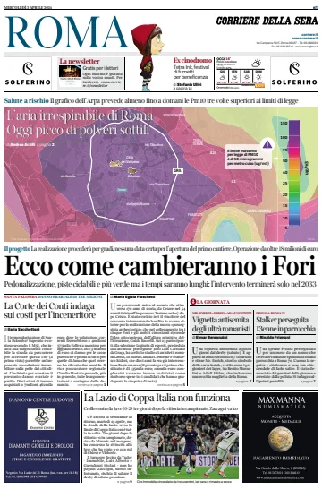 Corriere della Sera (Roma) - 3 Apr 2024