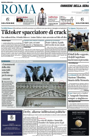Corriere della Sera (Roma) - 4 Apr 2024